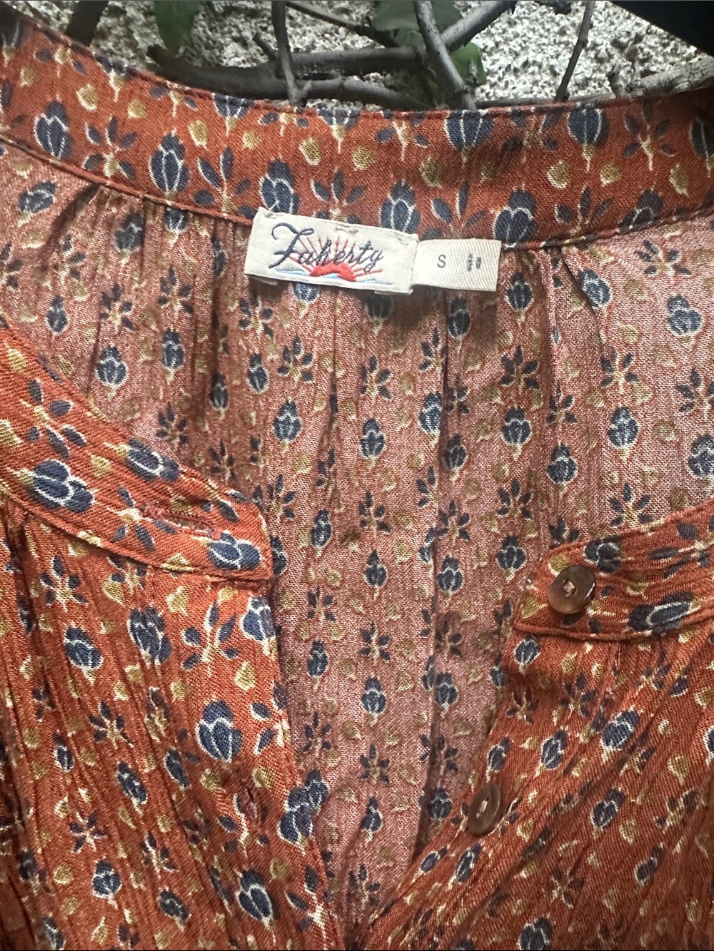 Faherty Woodstock Print Dress - Picture 4 of 8